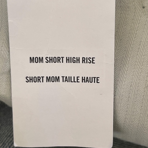 Abercrombie & Fitch Womens High Rise Distress Jean The Mom Shorts Sz. 24 37 - Picture 12 of 16